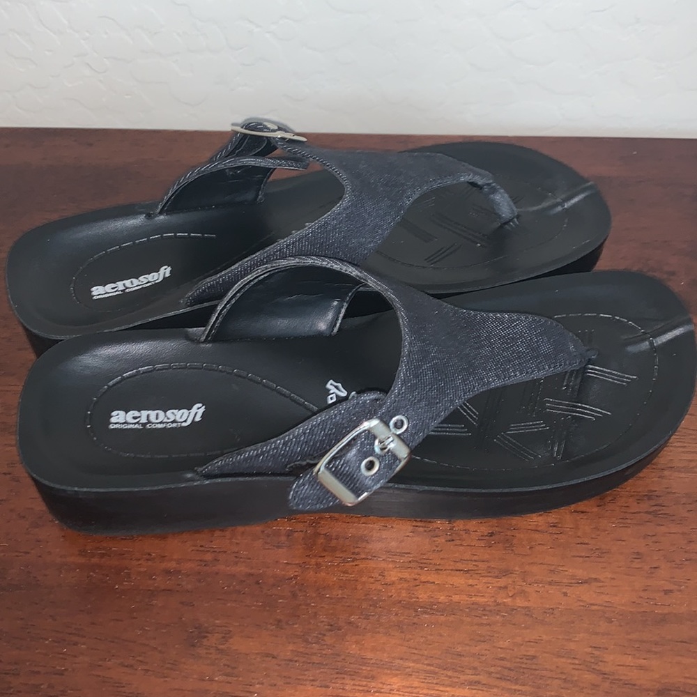 AEROSOFT BRAND NEW SIZE 10 (41) BEAUTIFUL SANDALS - Picture 3 of 11